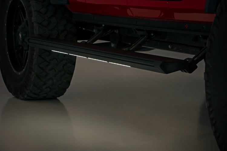 ESTRIBOS ROUGH COUNTRY PARA JEEP WRANGLER 4 PUERTAS JL 2018 - 2024