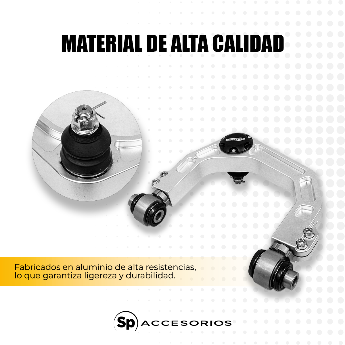 HORQUILLAS DE ALUMINIO PARA TOYOTA TACOMA 2016 - 2019