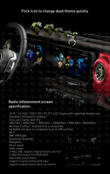 Pantalla Dashboard Digital Carobotor JEEP WRANGLER JL-JT 4XE LHD 2018-2023/ 2025 (NEGRO)