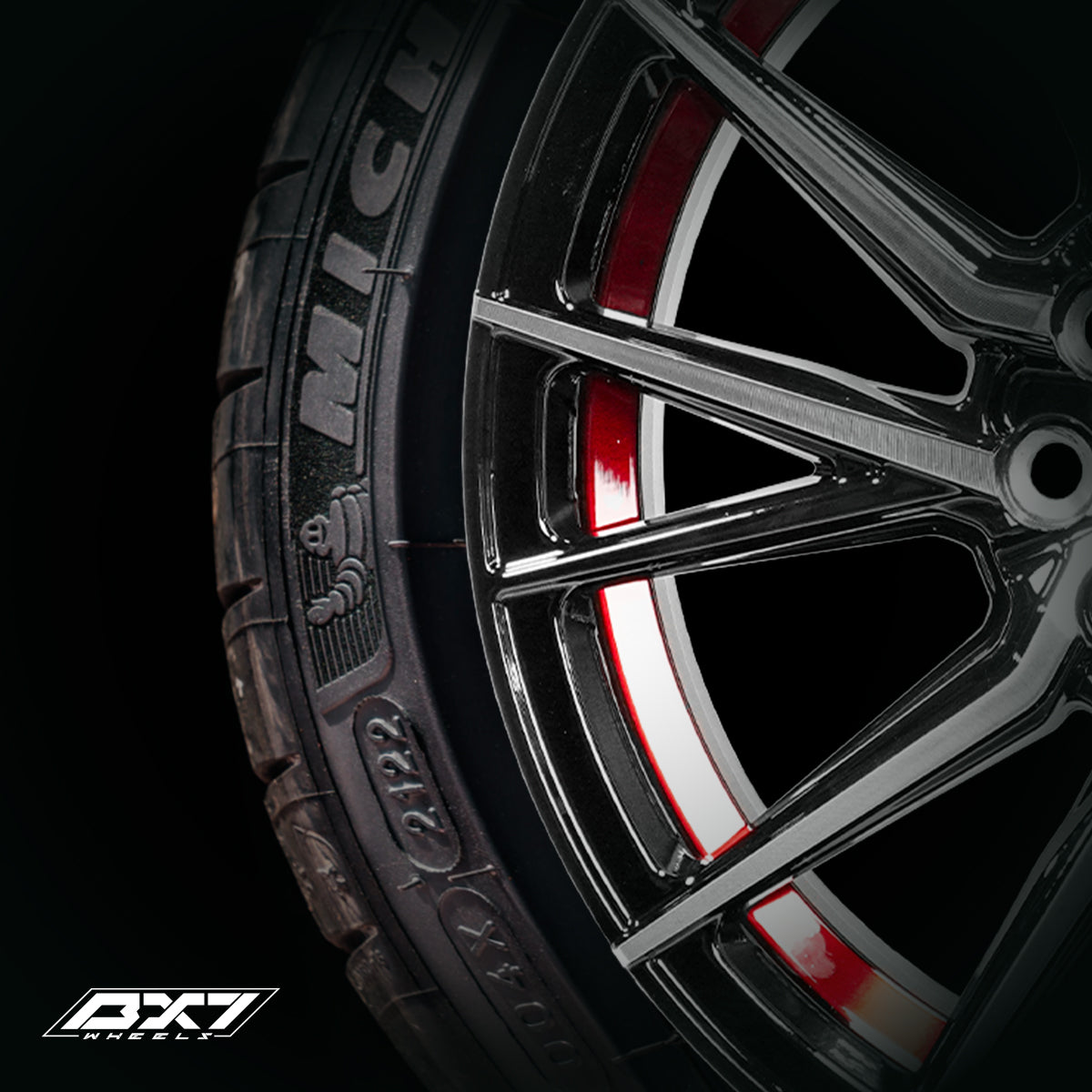RINES BX7 FW5 15 4X100X108/ ET 35/ CB 73.1/ NEGRO MB+IRL
