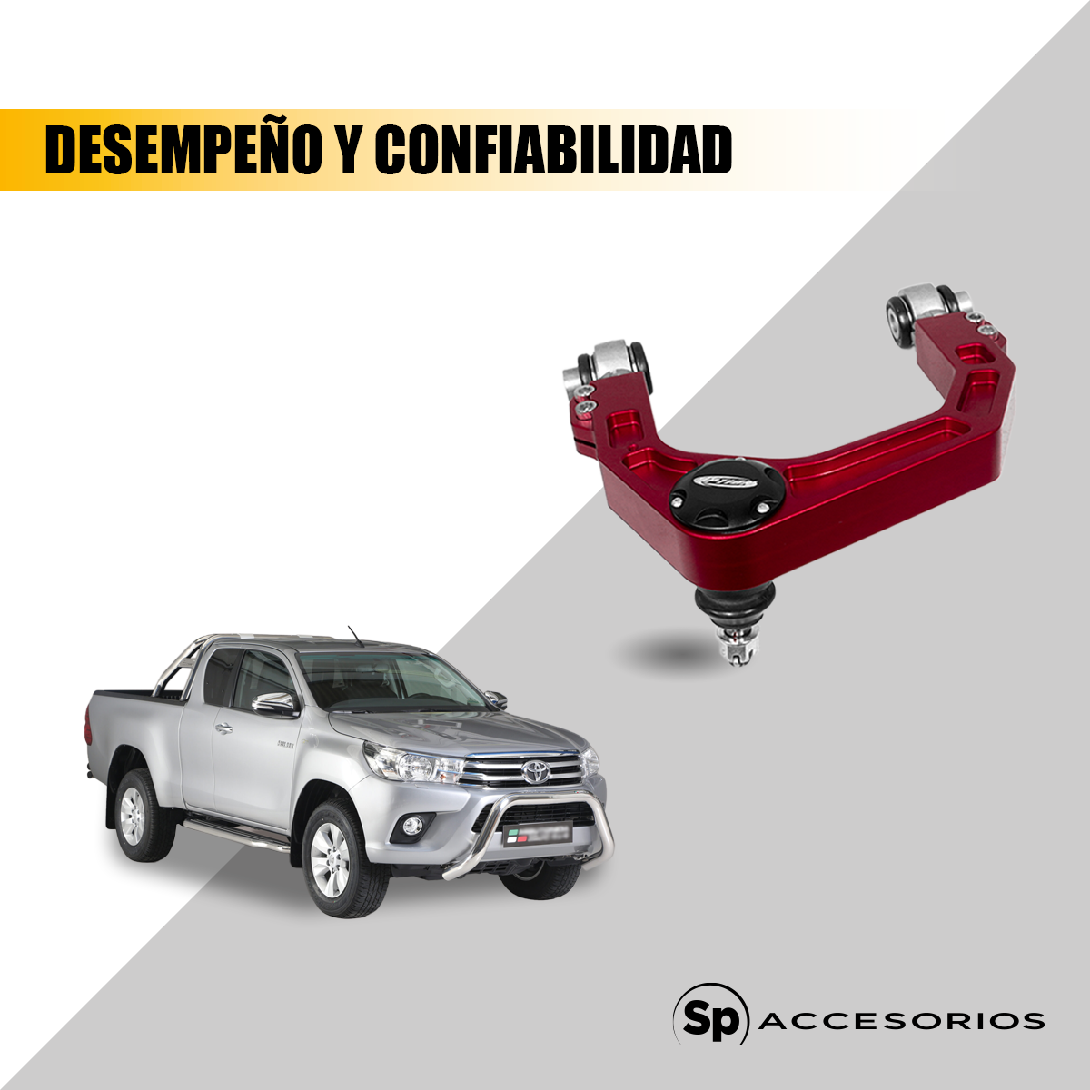 HORQUILLAS DE ALUMINIO PARA TOYOTA HILUX 2016+