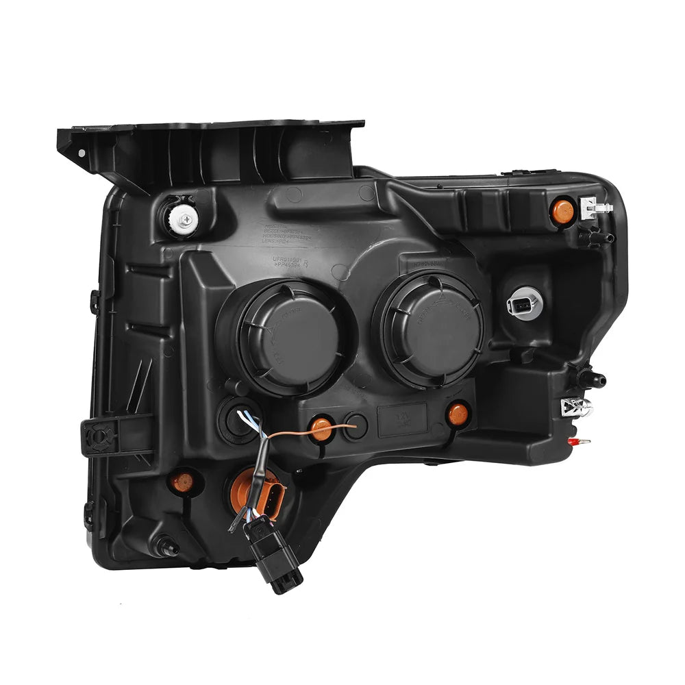 FAROS DELANTEROS ALPHAREX BLACK PRO SERIES FORD F150 09-14