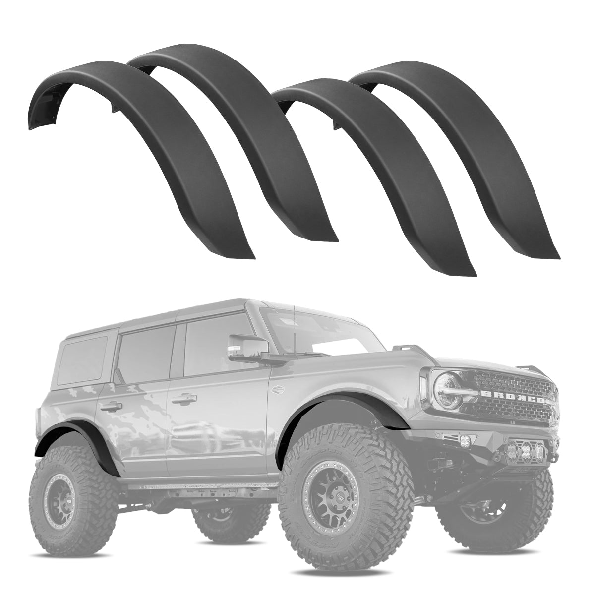 CANTONERAS TIPO SASQUATCH PARA FORD BRONCO 2021+