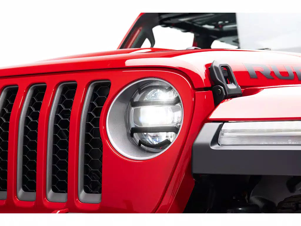 PROTECTOR DE LUCES PRINCIPALES PARA JEEP WRANLGER JL 2018 - 2024 Y GLADIADOR JT 2019 - 2024