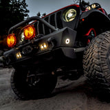 LED UNIVERSAL KC HILITES CYCLONE DIFFUSED RZR JEEP OFF ROAD