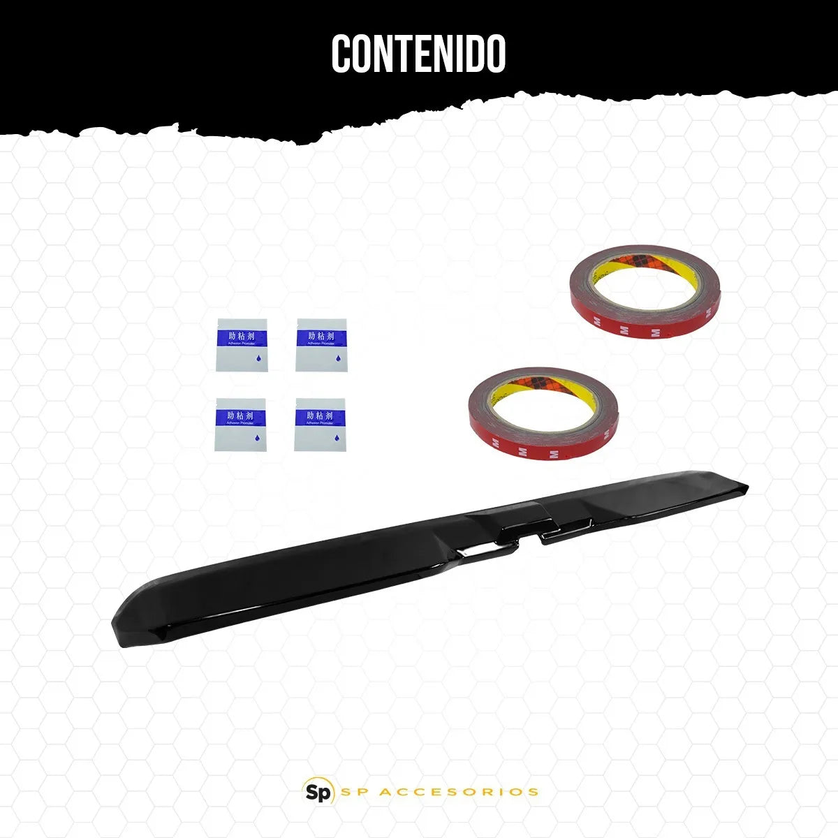 Alerón Trasero De Platico Abs Negro Brillante Para Jetour T2