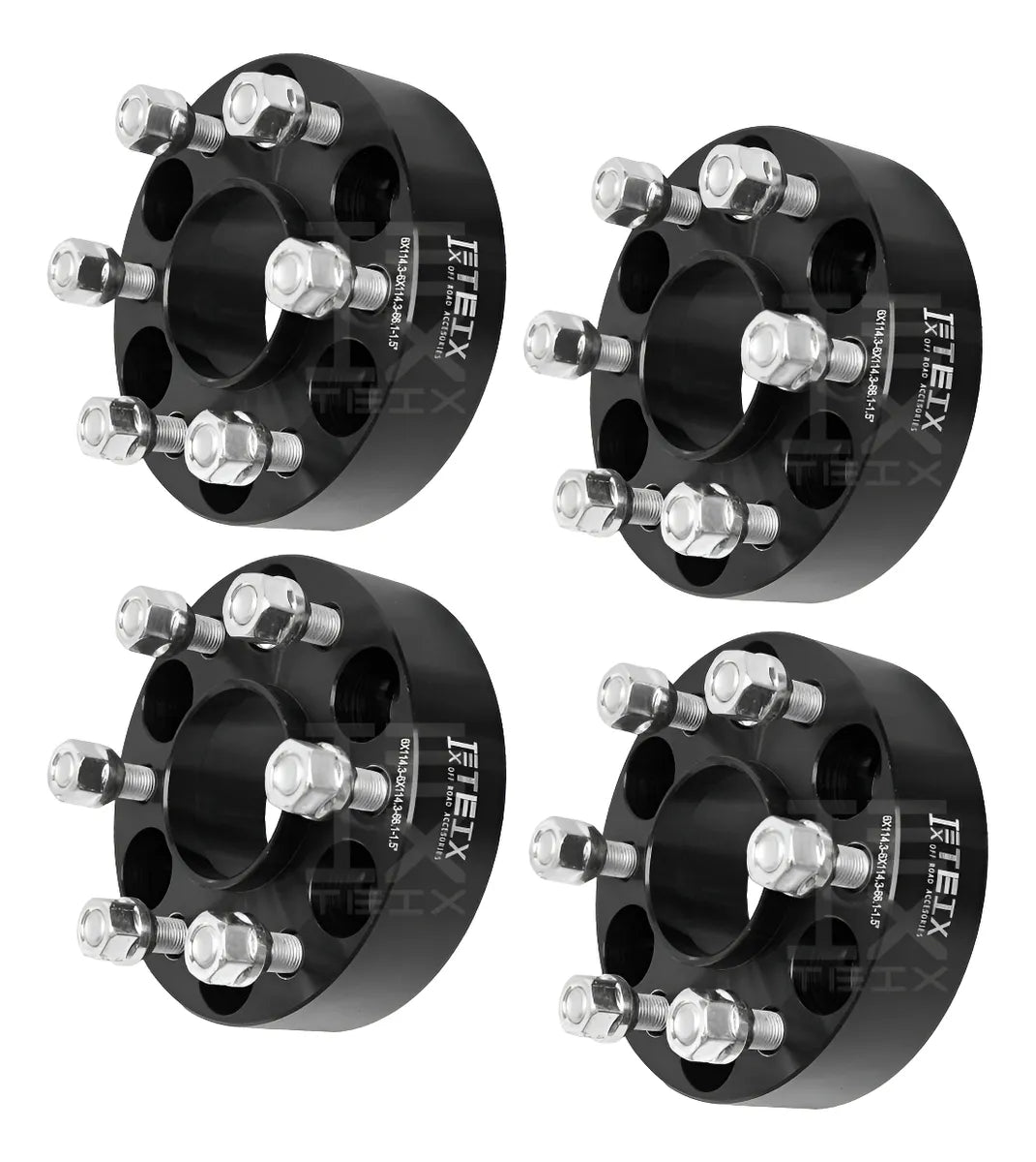 KIT ESPACIADORES De Rin 6x135 De 2PULG De Ancho PARA FORD LOBO 2004-2014 (CENTRADOR)