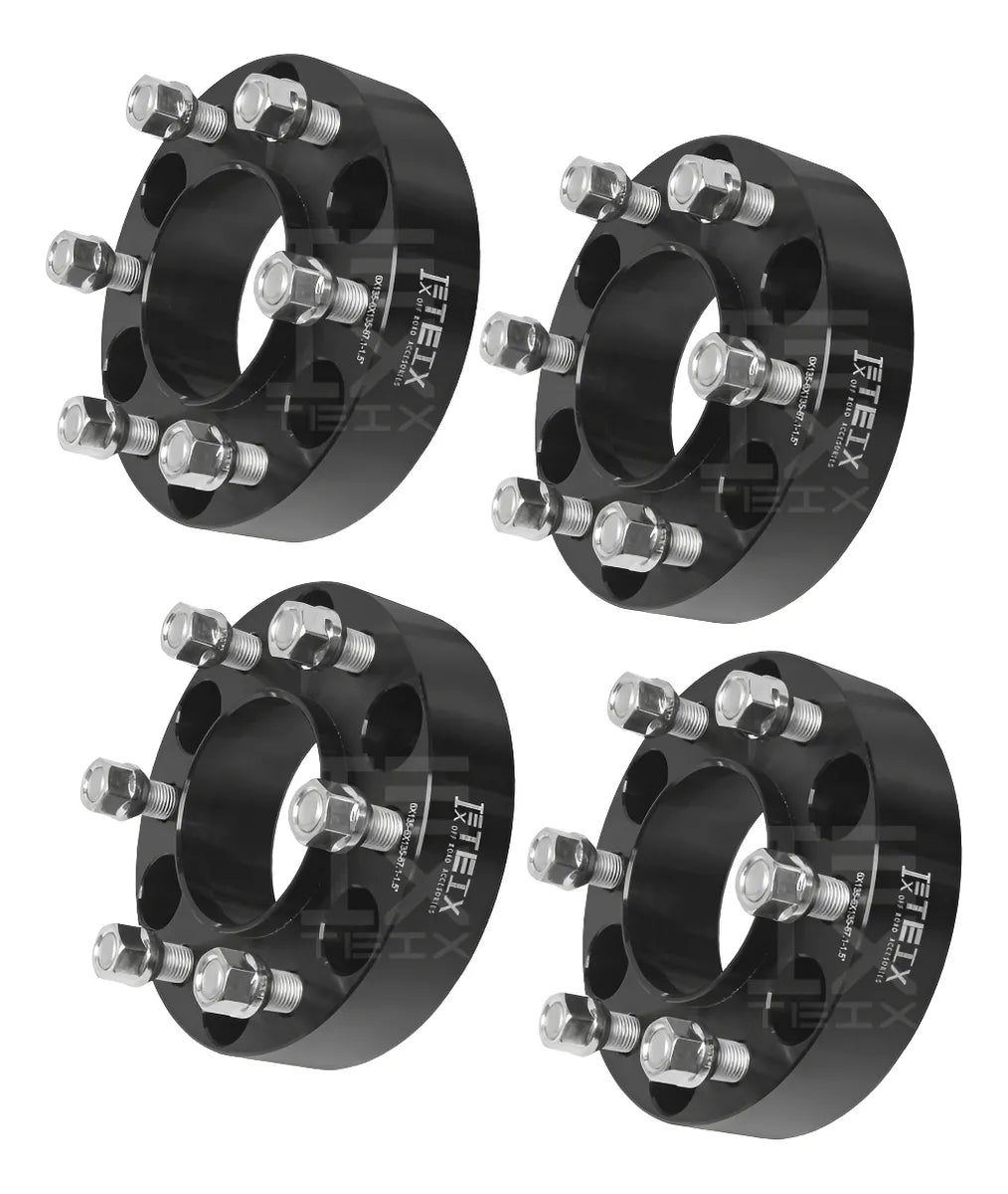 KIT ESPACIADORES PARA FORD F150 LOBO 2014-2021 1.5" 6/135 LLANTA CB 87.1MM 14X1.5