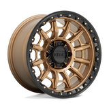 RINES KMC 17X9 6X139.7 CB106.1 ET0 KM547 CARNAGE MATTE BRONZE W/ BLACK LIP