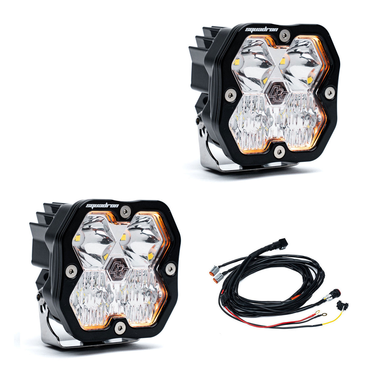 Par Focos LED Auxiliares OFF ROAD Universal Baja Designs Squadron 2.0