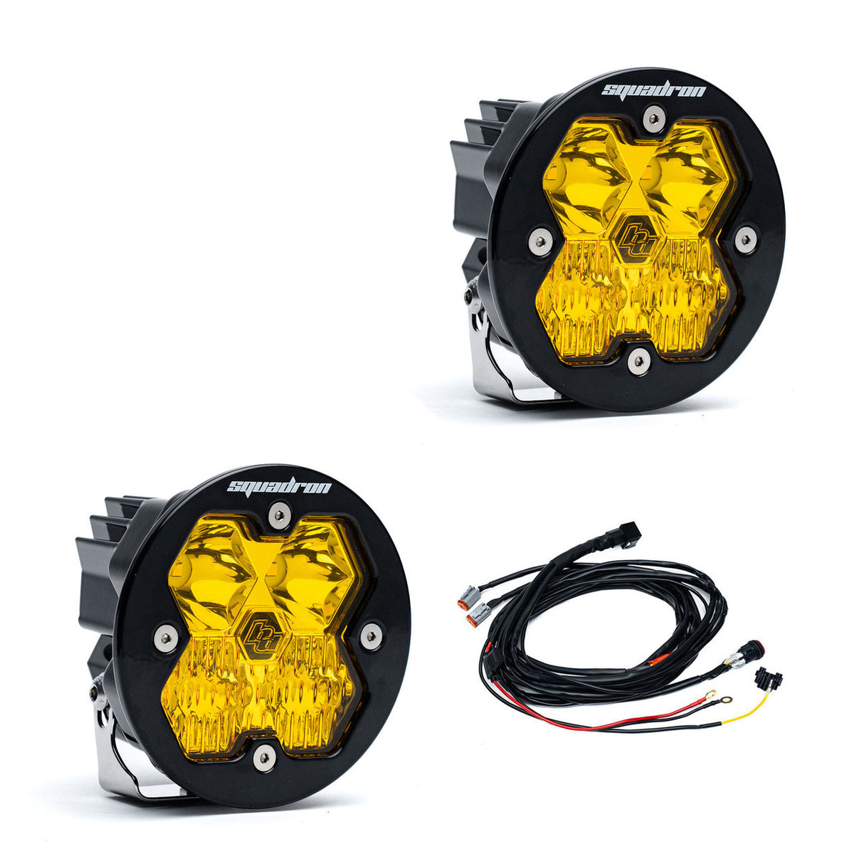 Faros Auxiliares LED Ámbar Universal Baja Designs Squadron R 2.0