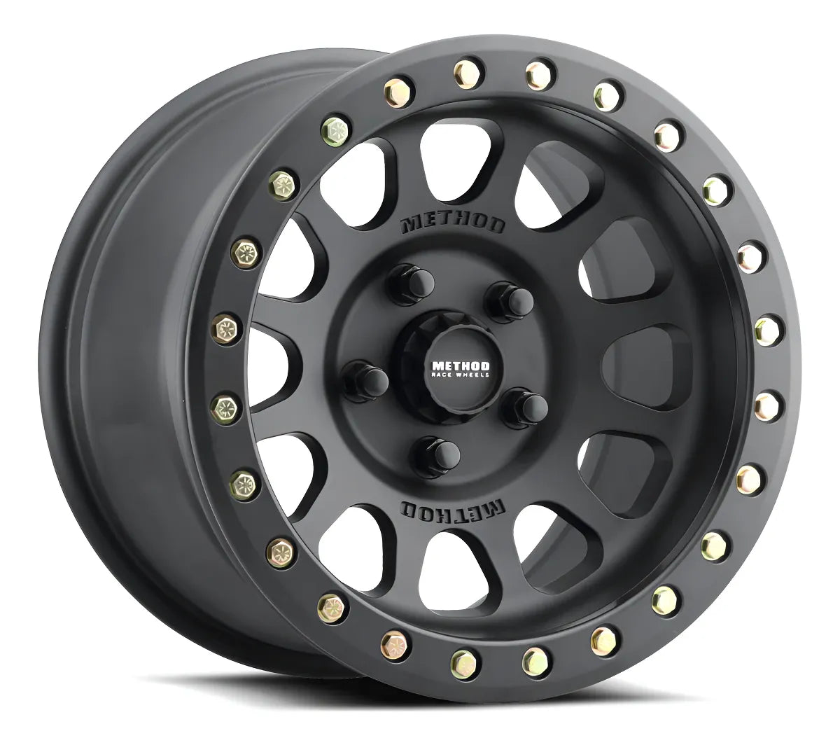 RIN METHOD MR401 BEADLOCK/ 15X6 5X114.3/ ET 49/ CB 72/ MATTE BLACK