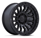 Rin Fuel 17x8.5 6x139.7 Matte Black Para Fj Cruiser 2007-14 Rin0706 Fc857-rincon - Matte Black W-gloss Black Lip