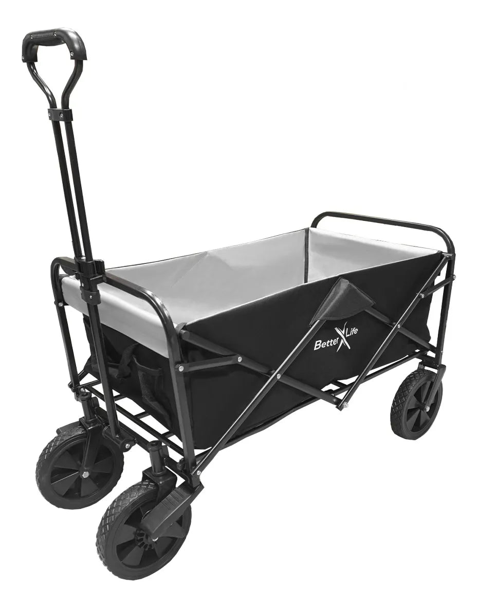 Carrito Vagon Plegable Uso Rudo Para Mercado Mercancia Trx