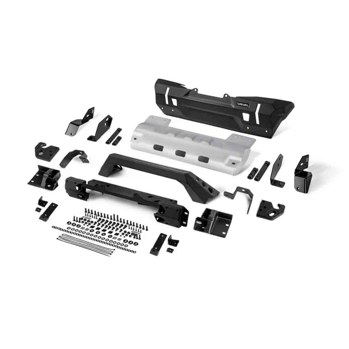 DEFENSA DELANTERA DE ALUMINIO RIVAL PARA JEEP WRANGLER JL JK Y GLADIATOR EXCEPTO MOJAVE