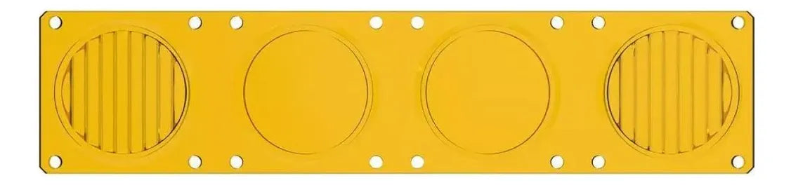 Protector Lente Ambar Para Led Flex Era Barra Alta Calidad