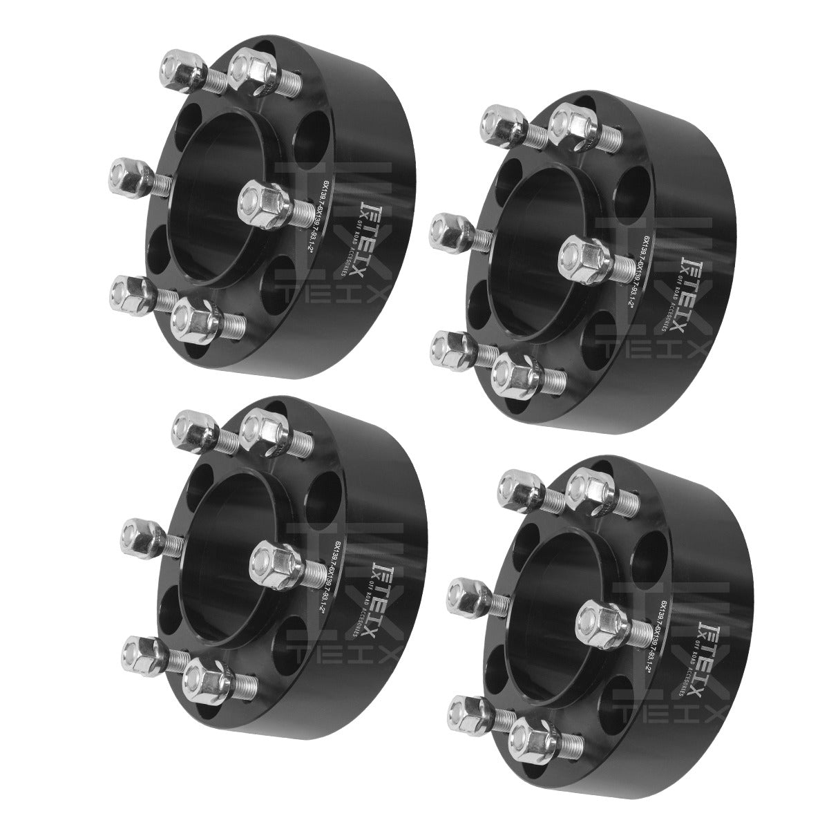KIT ESPACIADORES 2"  6/139 LLANTA CB 93.1MM 12X1.5