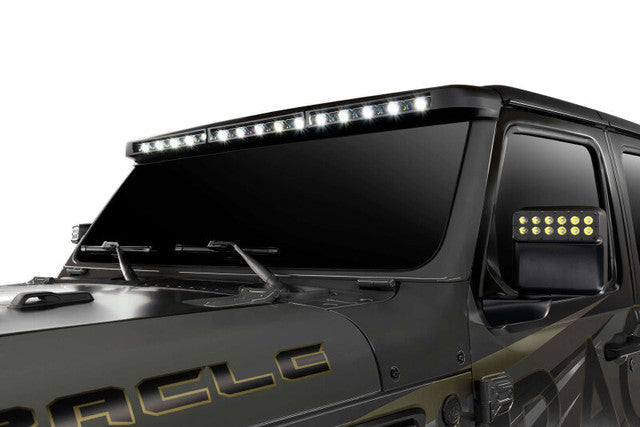 BARRA LUZ LED PARABRISAS ORACLE/ JEEP WRANGLER JL-GLADIADOR JT