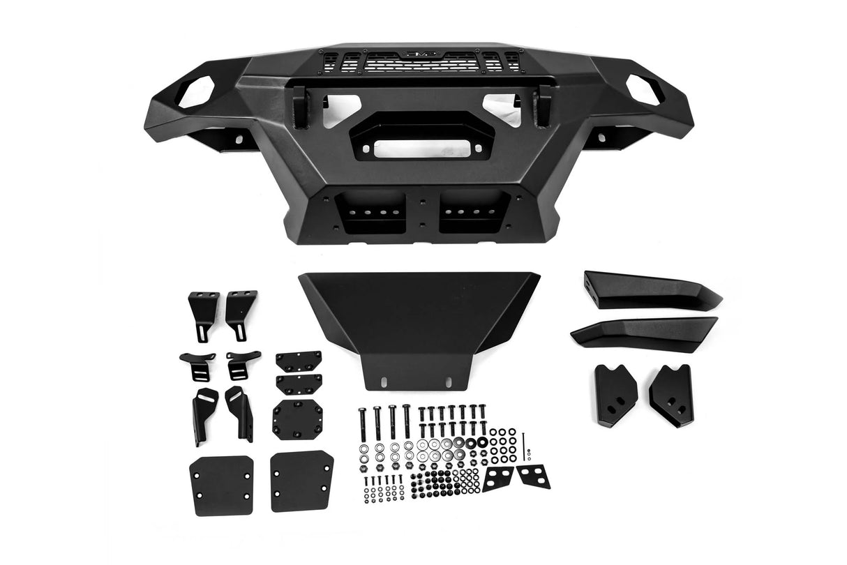 Bumper Defensa Delantera DV8 Off Road Metalica Compatible Con Winch para Chevrolet Colorado ZR2 2023-2026
