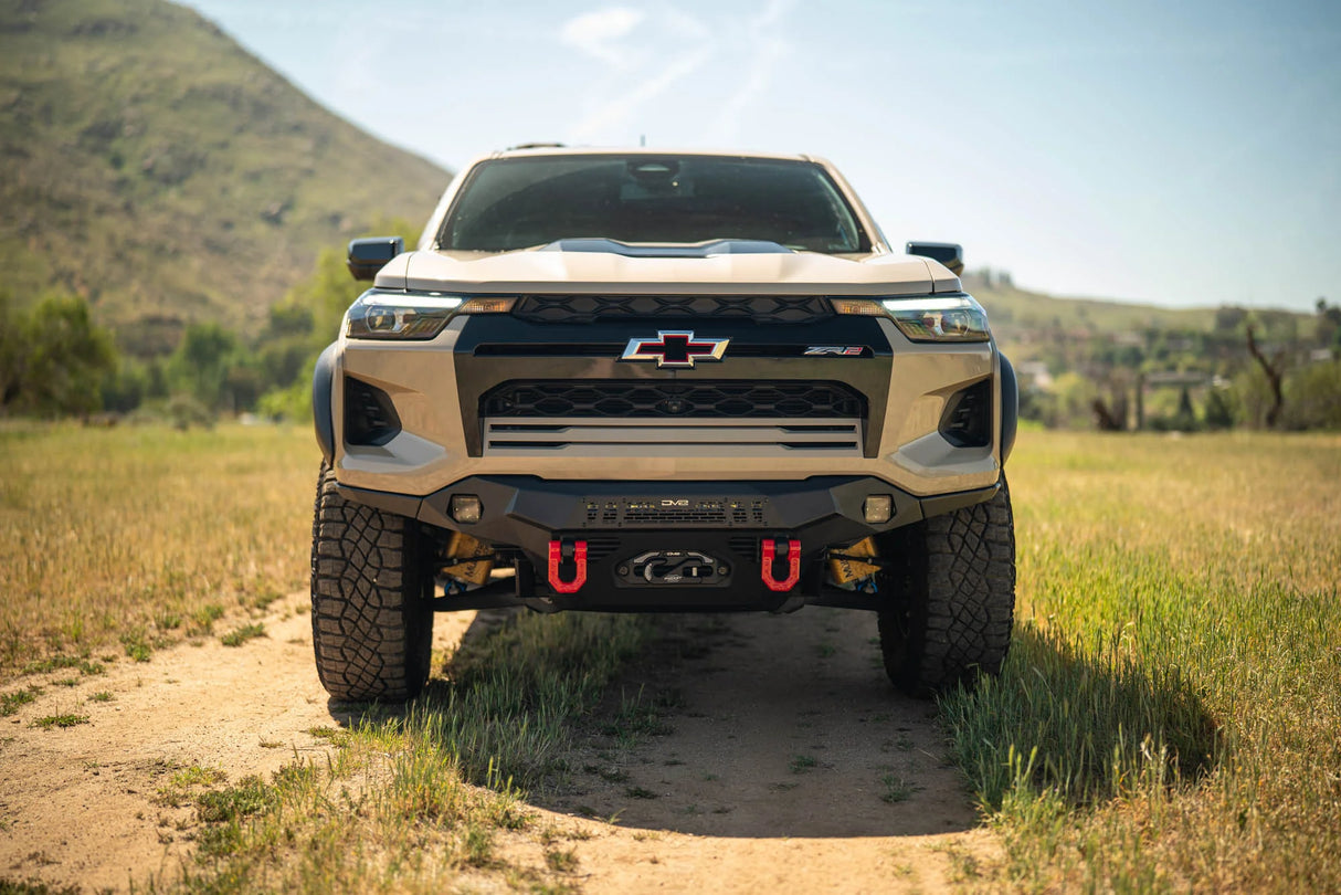 Bumper Defensa Delantera DV8 Off Road Metalica Compatible Con Winch para Chevrolet Colorado ZR2 2023-2026