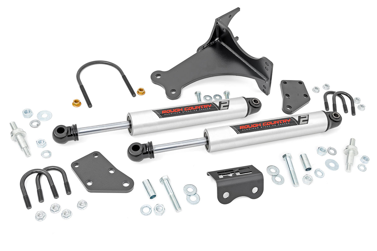 Amortiguador Dirección Dual 2-8" Lift Ford F250 F350