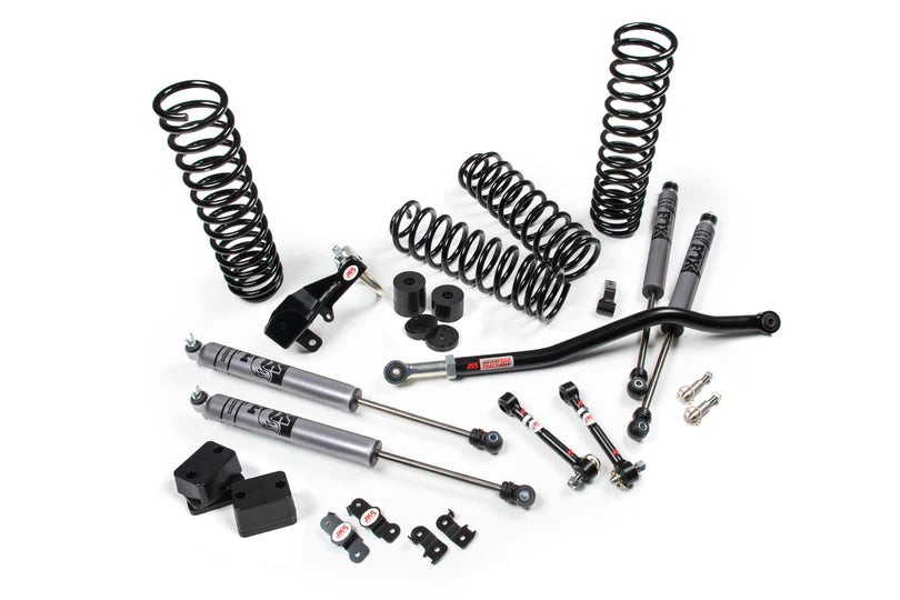 KIT DE ELEVACION JKS 3.5"/ J-VENTURE WRANGLER JK 2007-2018/ AMORTIGUADORES FOX 2.0 PERFORMANCE