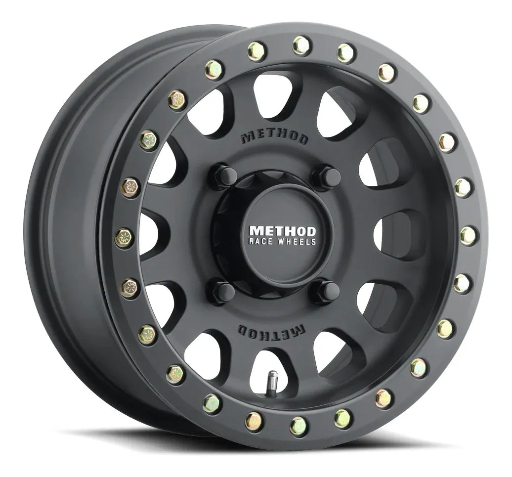RIN METHOD MR401 BEADLOCK/ 15X6 5X114.3/ ET 49/ CB 72/ MATTE BLACK