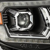 Faros Tacoma 2005-2011 Alpharex Negro Con Led Drl