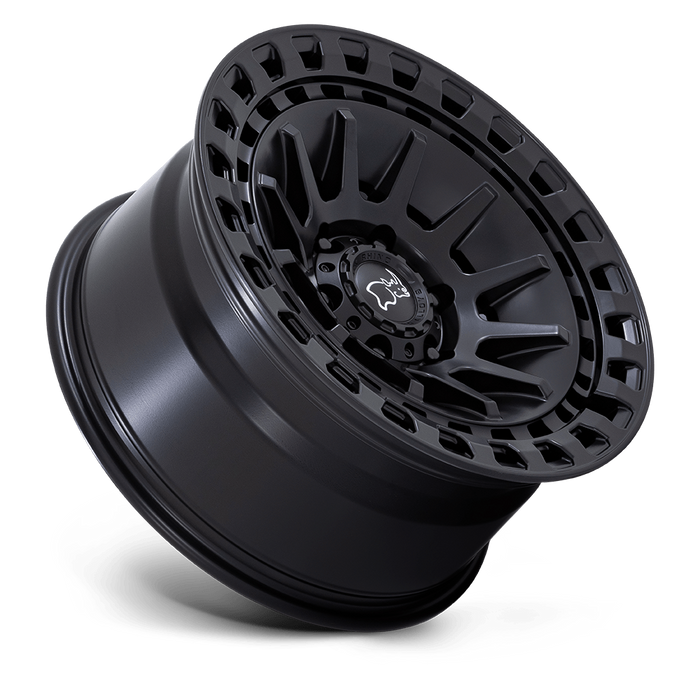 RINES BLACK RHINO 17X8.5 6X139.7 CB106.1 ET-10 BARRAGE MATTE BLACK
