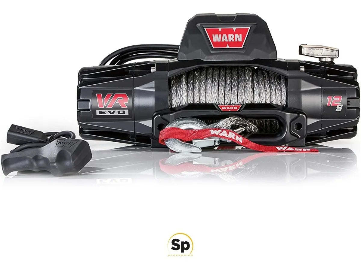 Winch Warn Vr12 S Chevrolet Ford Jeep 12000 Libras Nylon Evo