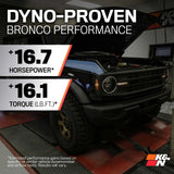CHARGE PIPE TUBO ENTRADA TURBO ALTO FLUJO KN FORD BRONCO RAPTOR 3.0 RANGER RAPTOR 2023+