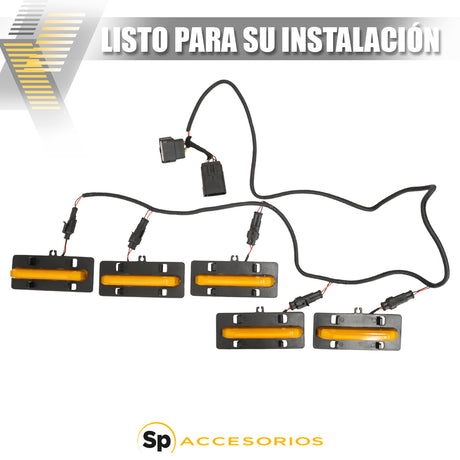 KIT LUCES LED TIPO RAPTOR PARA FORD F150 2021 - 2024