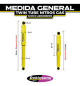 Amortiguador Trasero Dobinsons Hilux 2015/tacoma 1998-2004