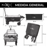 Carrito Plegable Para Exteriores Portátil Transportar 100kg