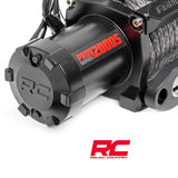 WINCH ROUGH COUNTRY 12,000 LB PRO SERIES CABLE DE ACERO