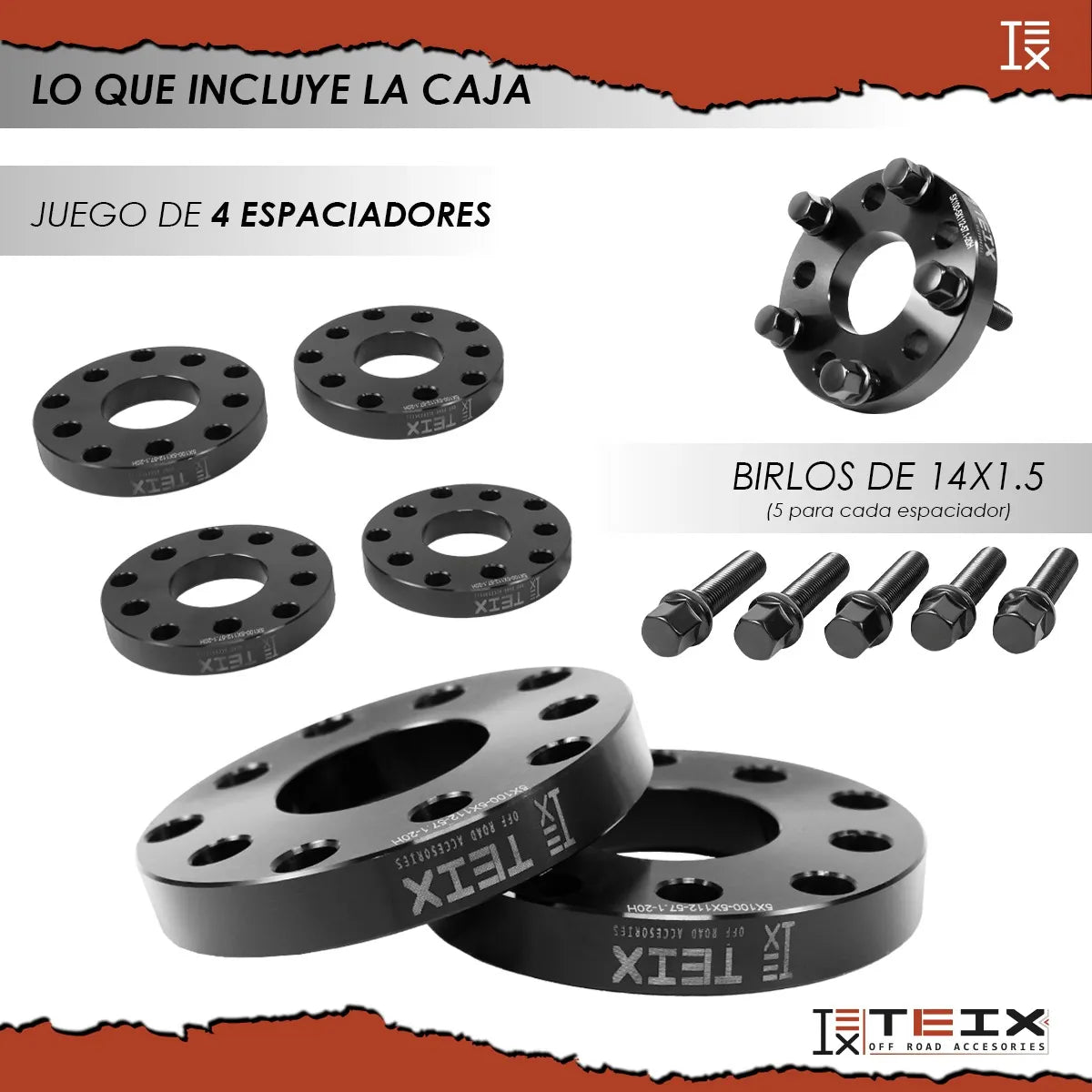 Kit Espaciadores 5/100 5/112 Cb57.1 20mm Vw Audi Seat Llanta