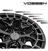 Rin Vossen 17x9 6x139 Mitsubishi Montero Sport 96-2