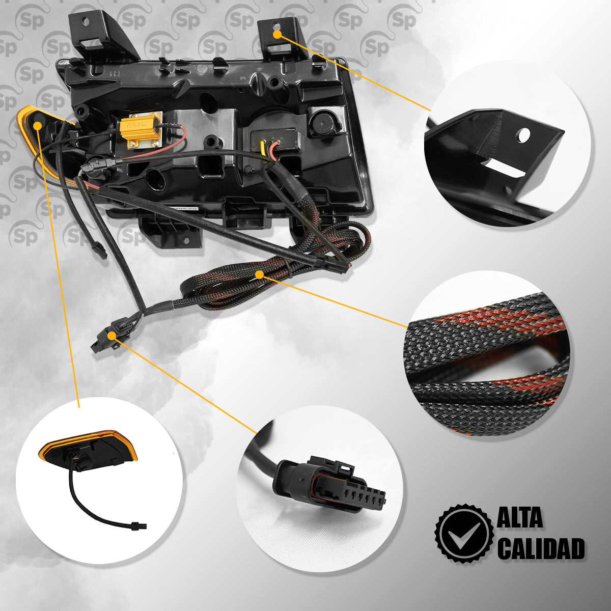 Gepro - Luces LED Secuenciales De Interitentes Frontales DRL Para