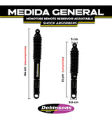 Amortiguador Trasero Dobinsons Monotubo Mitsubishi L200 2024