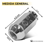 Birlo Tuerca 12x1.5 Cromada 1pz