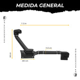 SNORKEL TIPO RUGGED PARA JEEP WRANGLER JL 2018-2024