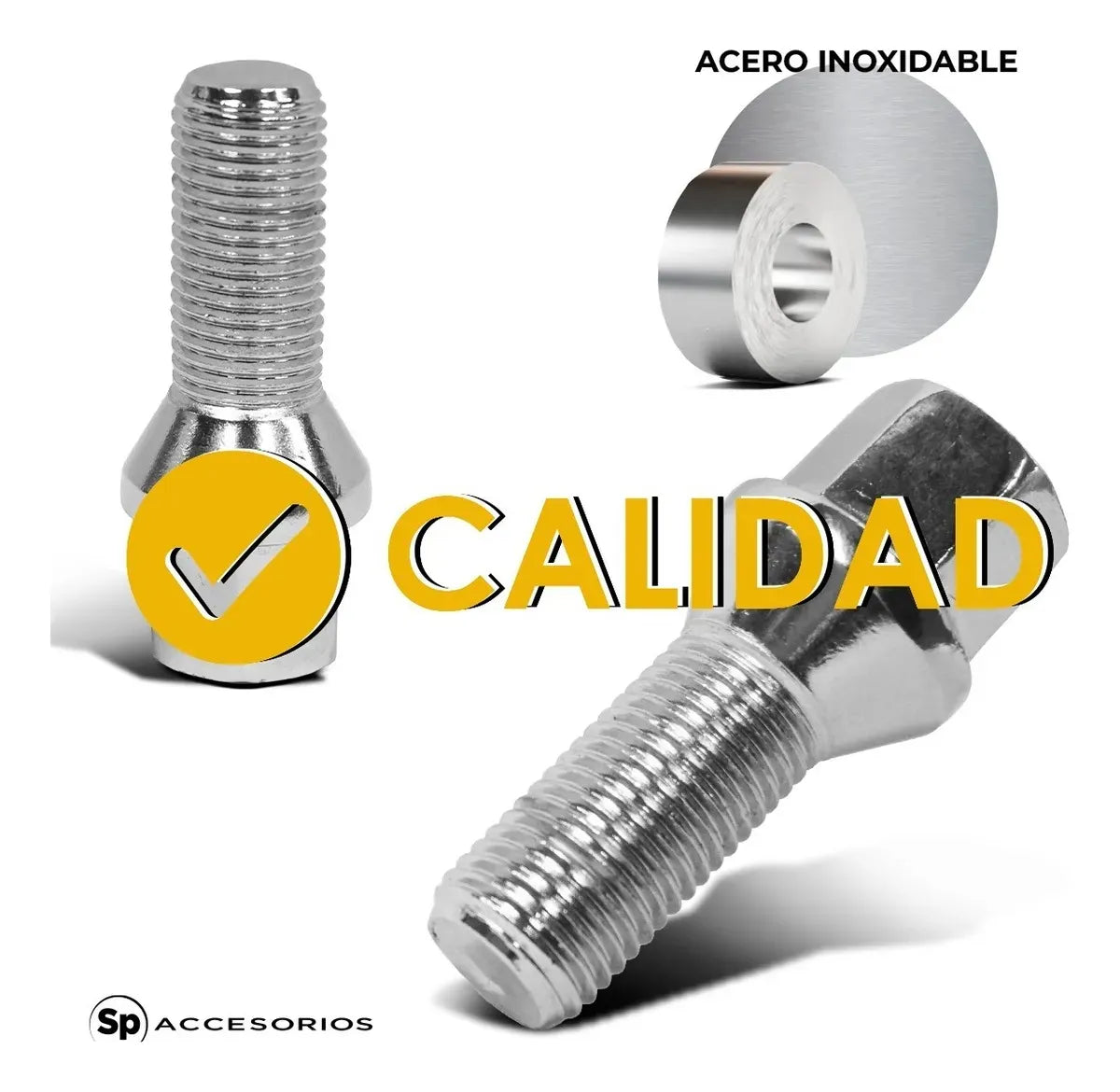 Set 16pz Birlo Tornillo Para Vw Sedan (bocho) Mk2: 1983-2004
