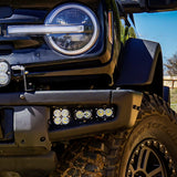 KIT DE LUCES ANTINIEBLA BAJA DESIGNS/ SQUADRON SPORT S2/ BRONCO 2021-2025/ BRONCO RAPTOR 2022-2025 CON CABLE EQUIPADOR