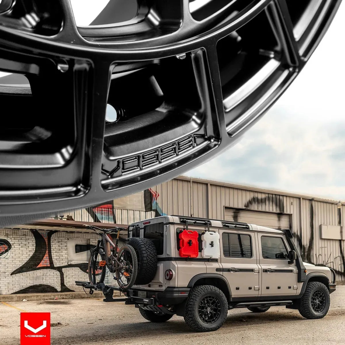Rin Vossen 20x9.5 6x135 Mark Lt 03-06 Satin Black