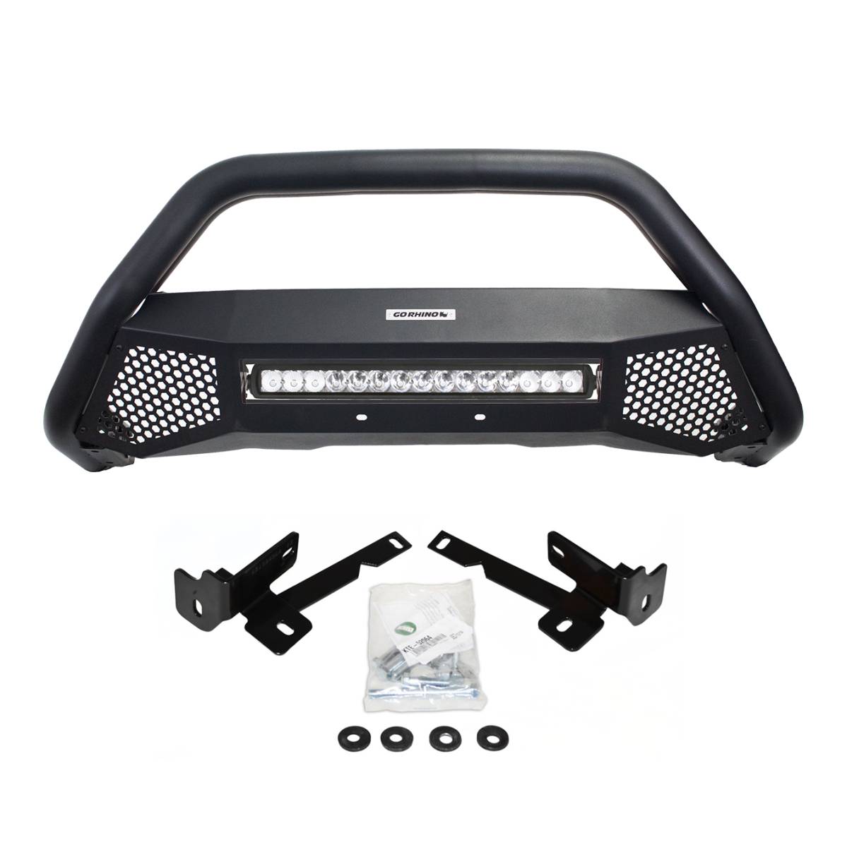Defensa RC4 LR con luz para Hilux 2016-2026 / Frison T6 2020-2026/ Frison T8 2020-2026