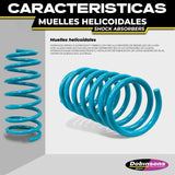 Par De Resortes Traseros Dobinsons Para Terrano 2013