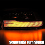 Par De Faros Principales Halógeno Alpharex Dodge Ram 2009-18