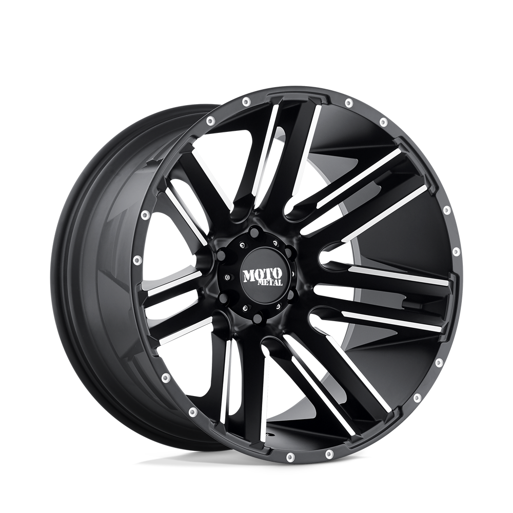 RINES MOTO METAL MO978-RAZOR 20X9 5X150 CB110.5 ET18 SATIN BLACK MACHINED