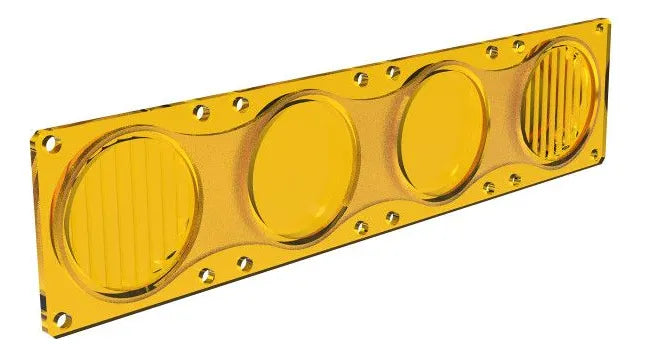 Protector Lente Ambar Para Led Flex Era Barra Alta Calidad