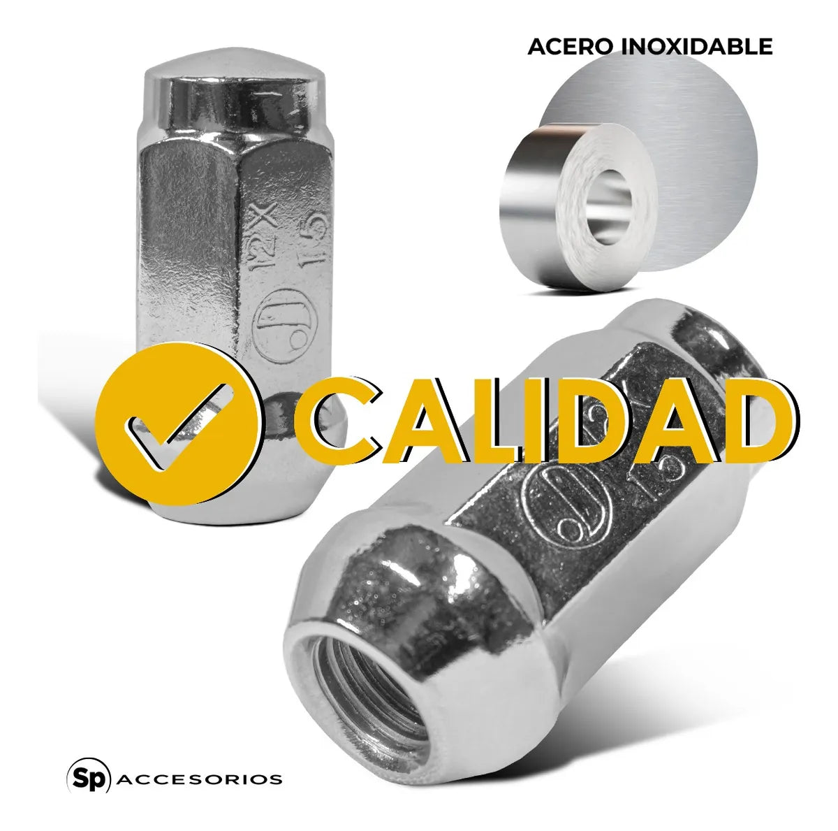 Birlo Tuerca 12x1.5 Cromada 1pz